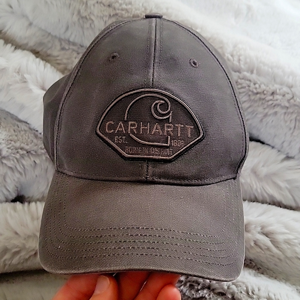 Carhartt gray baseball hat one size fits all